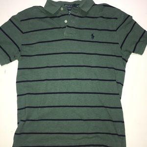 Green & Blue Striped Ralph Lauren Polo